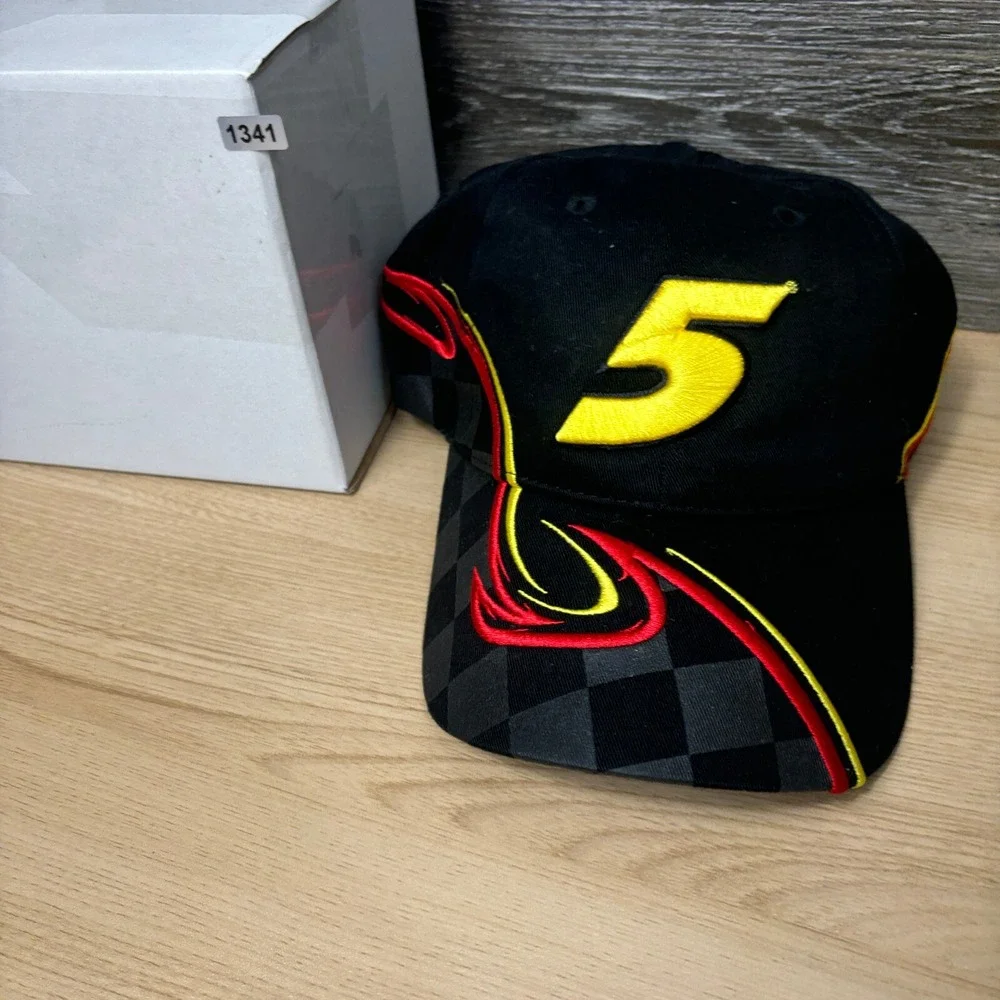Vintage Nascar‎ Hat Cap Strap Back Black Mark Martin Kellogs Racing